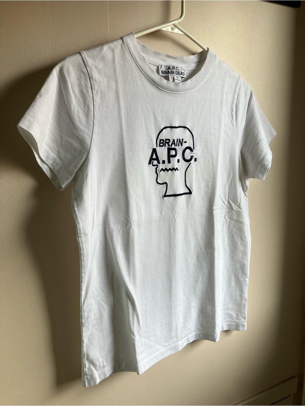 A.P.C. & Brain Dead Women’s White T-shirt